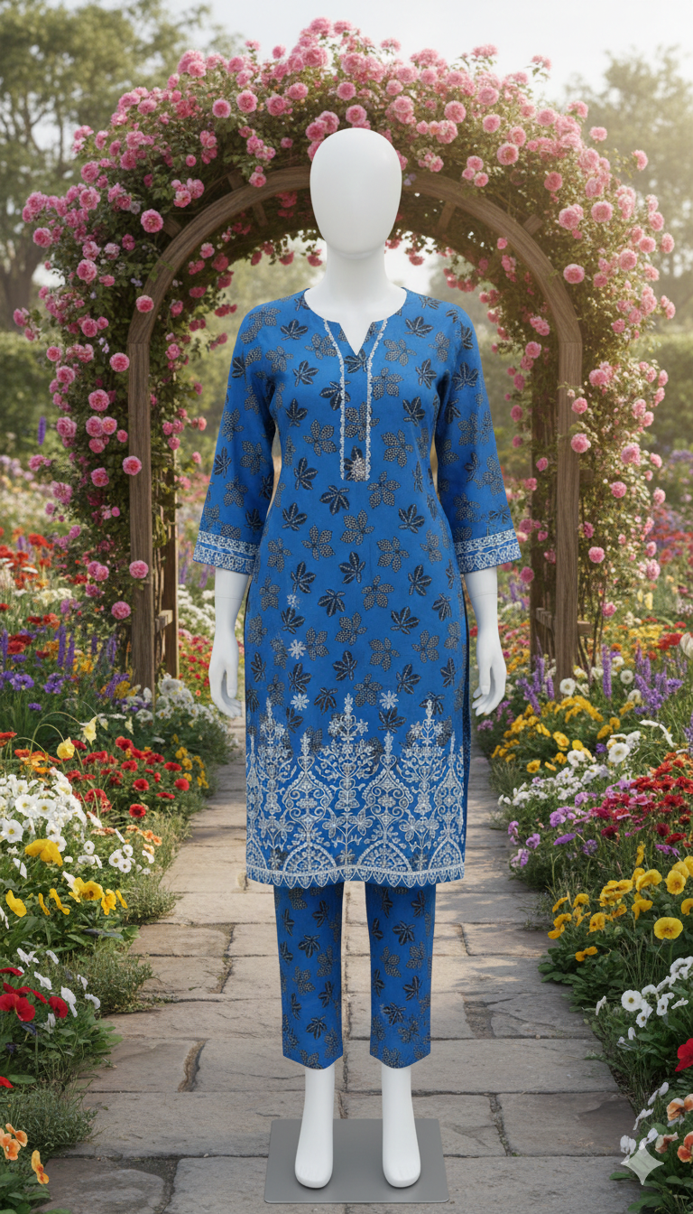 Embroidered co-ord set