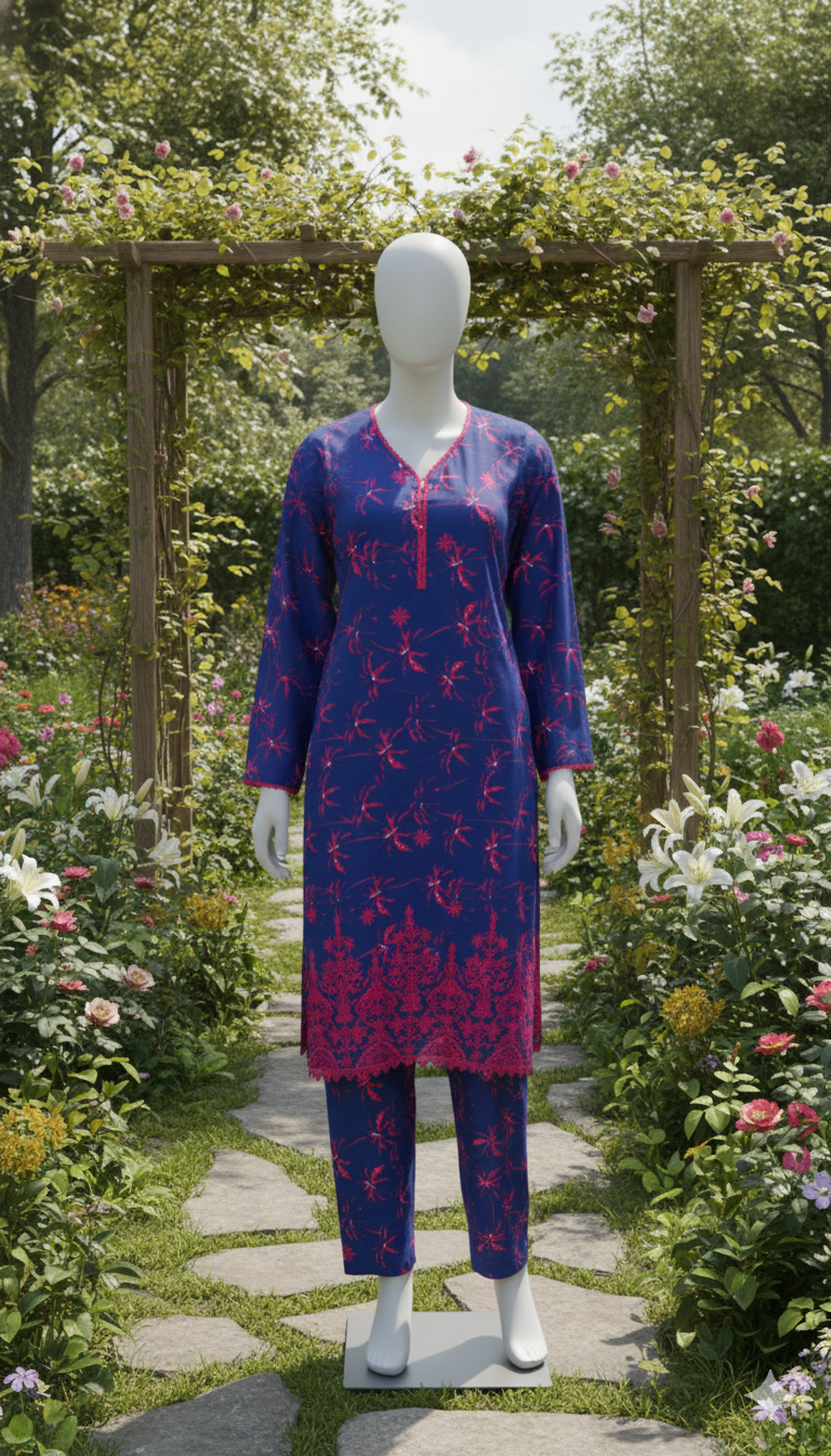 Embroidered co-ord set